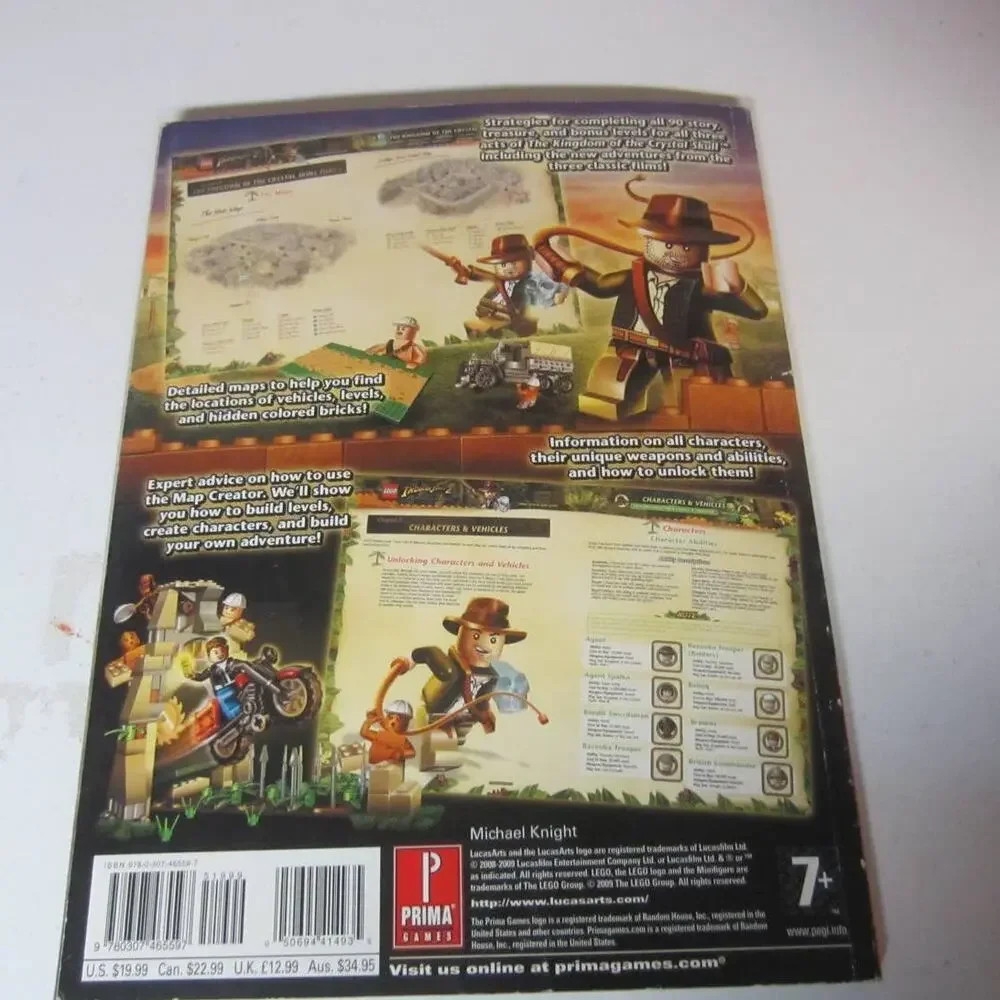 LEGO Indiana Jones 2 Prima Official Game Guide LucasArts TT Games